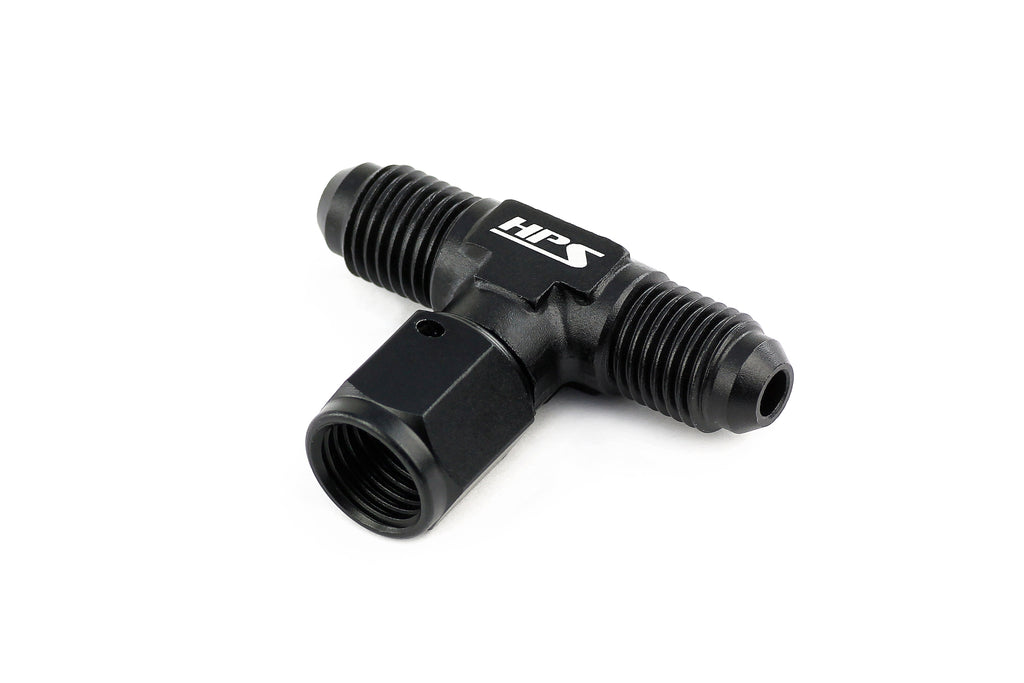HPS Performance Aluminum AN -3 Tee Adapter with Female on Side (AN9251-3)