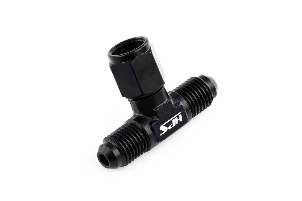 HPS Performance Aluminum AN -3 Tee Adapter with Female on Side (AN9251-3)