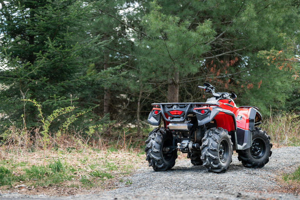 MBRP 15-Up Can-Am OUtlander 450/500/570 US Market Only 5in Performance Series T304 Slip-on Exhaust (AT-9214PT)