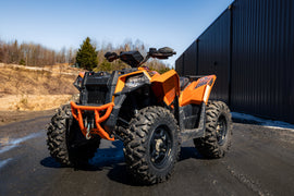 MBRP 2013+ Polaris Scrambler 850 5in Slip-on Exhaust System w/ Performance Mufflers (AT-9542PT)