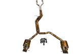 Valvetronic Designs 2013-2018 Audi C7 RS6,RS7 4.0L Full Exhaust System Grade 5 Titanium Bespoke OEM Style Valvetronic Tips (AUD.C7.VSES.FF.TI)