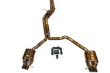 Valvetronic Designs 2013-2019 Audi C7 RS6,RS7 4.0L Catback Grade 5 Titanium Reuses OEM Tips (AUD.C7.VSES.TI)