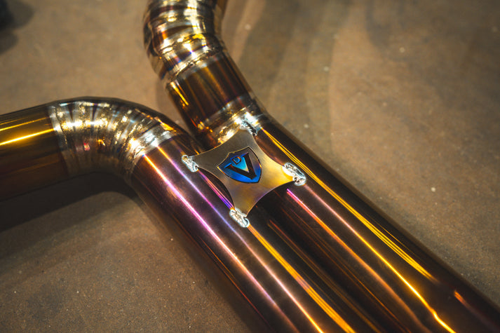 Valvetronic Designs 2013-2019 Audi C7 RS6,RS7 4.0L Catback Grade 5 Titanium Reuses OEM Tips (AUD.C7.VSES.TI)