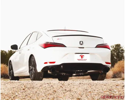Thermal R&D 2023+ Acura Integra - Front Pipe Back Exhaust w/ Black Coated Exhaust Tips (B192-C192-C)