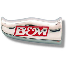 Load image into Gallery viewer, B&amp;M Racing Universal Shifter T-Handle with B/M Logo; Chrome; SAE Threads (80643)