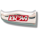 B&M Racing Universal Shifter T-Handle with B/M Logo; Chrome; SAE Threads (80643)