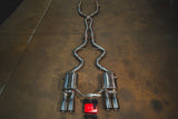 Valvetronic Designs 2008-2011 BMW E90,E92 M3 4.0L Full Exhaust System T304 Stainless Steel Black 3.5 Inch Outlet Tips (BMW.E9X.M3.VSES.FF.BR.BLK)