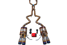 Load image into Gallery viewer, Valvetronic Designs 2008-2011 BMW E90,E92 M3 4.0L Full Exhaust System Grade 5 Titanium Black 3.5 Inch Outlet Tips (BMW.E9X.M3.VSES.FF.TI.BLK)