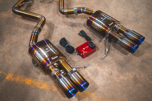 Load image into Gallery viewer, Valvetronic Designs 2008-2011 BMW E90,E92 M3 4.0L Full Exhaust System Grade 5 Titanium Black 3.5 Inch Outlet Tips (BMW.E9X.M3.VSES.FF.TI.BLK)
