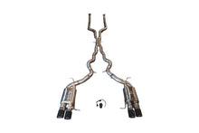 Load image into Gallery viewer, Valvetronic Designs 2011-2016 BMW F10 M5 4.4L Catback T304 Stainless Steel Forged Carbon 3.5 Inch Outlet Tips (BMW.F10.M5.VSES.BR.FC)