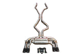 Valvetronic Designs 2015-2018 BMW F85 X5M, F86 X6M 4.4L Catback T304 Stainless Steel Black 3.5 Inch Outlet Tips (BMW.F85.X5M.VSES.BR.BLK)