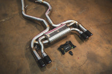 Load image into Gallery viewer, Valvetronic Designs 2015-2018 BMW F85 X5M, F86 X6M 4.4L Catback T304 Stainless Steel Black 3.5 Inch Outlet Tips (BMW.F85.X5M.VSES.BR.BLK)