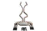 Valvetronic Designs 2015-2018 BMW F85 X5M, F86 X6M 4.4L Catback T304 Stainless Steel Brushed 3.5 Inch Outlet Tips (BMW.F85.X5M.VSES.BR.BRSH)