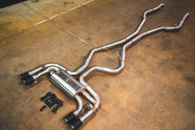 Load image into Gallery viewer, Valvetronic Designs 2015-2018 BMW F85 X5M, F86 X6M 4.4L Catback T304 Stainless Steel Brushed 3.5 Inch Outlet Tips (BMW.F85.X5M.VSES.BR.BRSH)