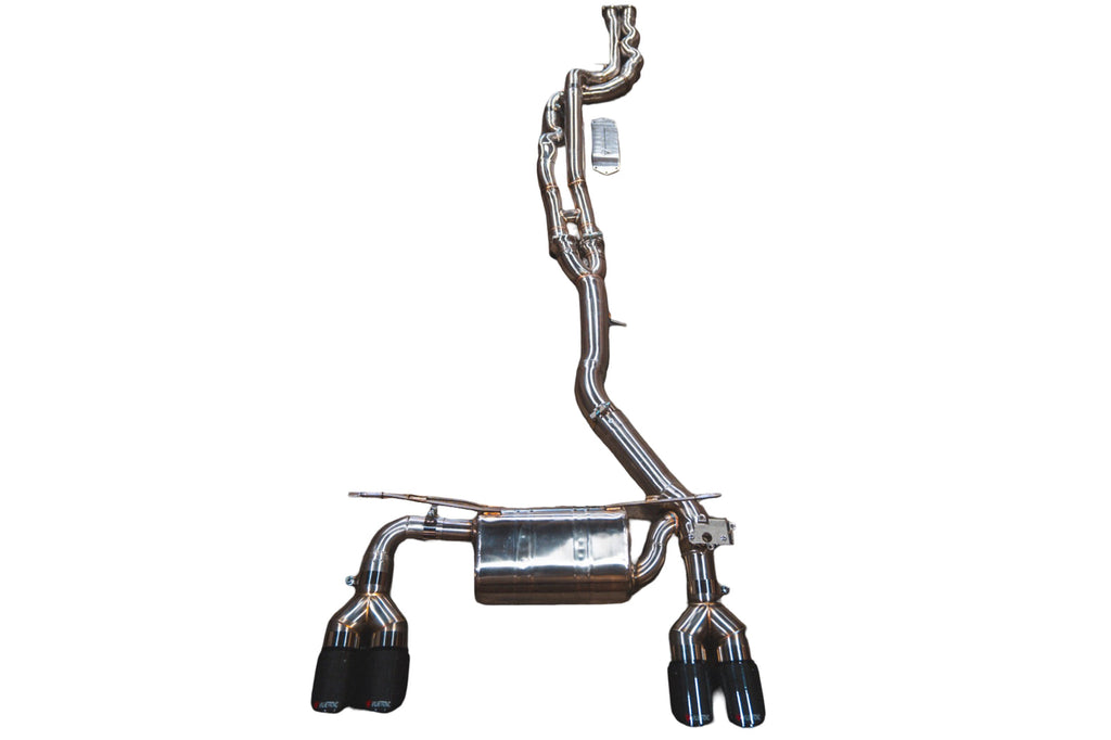 Valvetronic Designs 2018-2021 BMW F87C M2 3.0L Catback Grade 5 Titanium Burnt 3.5 Inch Outlet Tips (BMW.F87C.M2.VSES.TI.BRT)