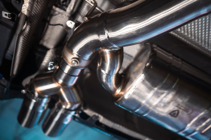 Valvetronic Designs 2014-2020 BMW F80,F82 M3,M4 3.0L Catback T304 Stainless Steel Black 3.5 Inch Outlet Tips (BMW.F8X.M3.M4.VSES.BR.BLK)