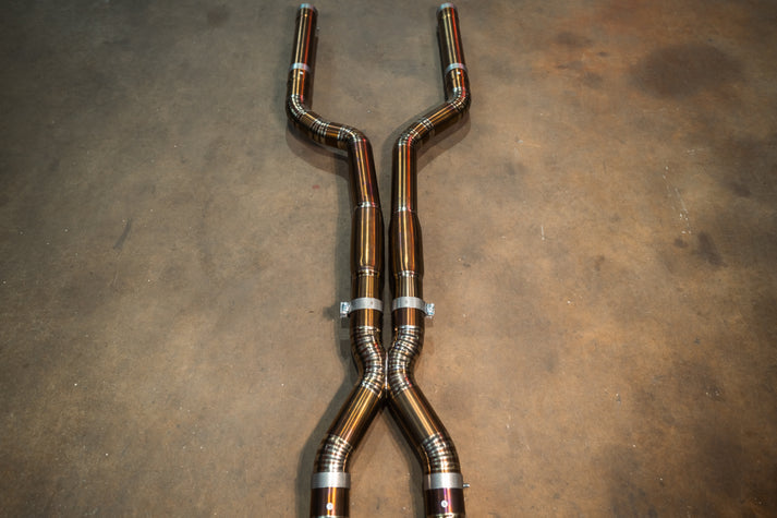 Valvetronic Designs 2019-2024 BMW F91 M8 3.0L Catback Grade 5 Titanium Carbon Fiber 4.0 Inch Outlet Tips (BMW.F91.M8.VSES.Ti.RC)