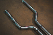Load image into Gallery viewer, Valvetronic Designs 2020-2025 BMW F95 X5M 4.4L Catback T304 Stainless Steel Black 3.5 Inch Outlet Tips (BMW.F95.X5M.VSES.BR.BLK)