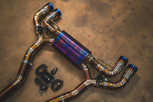 Load image into Gallery viewer, Valvetronic Designs 2018-2023 BMW 4.4L Catback Grade 5 Titanium Brushed 3.5 Inch Outlet Tips (BMW.F9X.M5.M8.VSES.TI.BRSH)