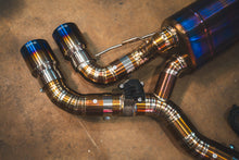Load image into Gallery viewer, Valvetronic Designs 2018-2023 BMW 4.4L Catback Grade 5 Titanium Brushed 3.5 Inch Outlet Tips (BMW.F9X.M5.M8.VSES.TI.BRSH)