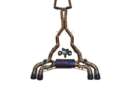 Valvetronic Designs 2018-2023 BMW 4.4L Catback Grade 5 Titanium Burnt 3.5 Inch Outlet Tips (BMW.F9X.M5.M8.VSES.TI.BRT)