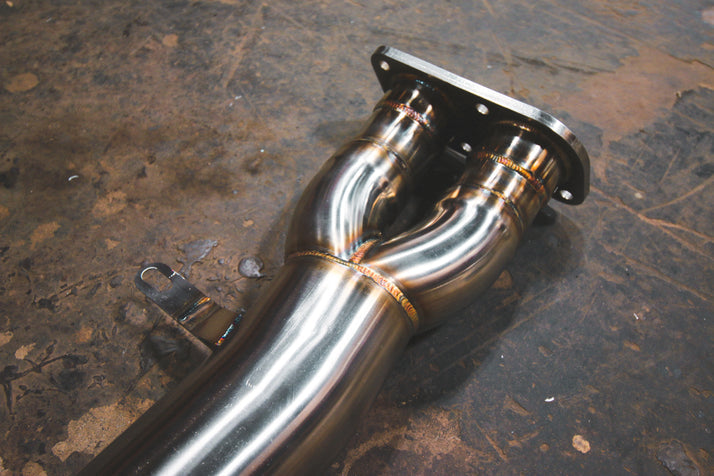 Valvetronic Designs 2019-2025 BMW 3.0L Equal Length Catback T304 Stainless Steel Brushed 3.5 Inch Outlet Tips (BMW.F9X.X3M.VSES.EL.BR.BRSH)