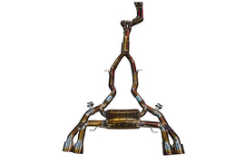 Valvetronic Designs 2019-2025 BMW 3.0L Equal Length Catback Grade 5 Titanium Black 3.5 Inch Outlet Tips (BMW.F9X.X3M.VSES.EL.TI.BLK)