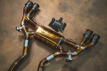 Load image into Gallery viewer, Valvetronic Designs 2019-2025 BMW 3.0L Equal Length Catback Grade 5 Titanium Black 3.5 Inch Outlet Tips (BMW.F9X.X3M.VSES.EL.TI.BLK)