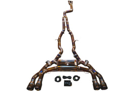 Valvetronic Designs 2019-2025 BMW 3.0L Catback Grade 5 Titanium Burnt 3.5 Inch Outlet Tips (BMW.F9X.X3M.VSES.TI.BRT)