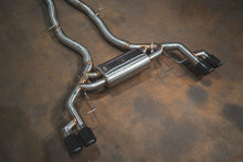 Load image into Gallery viewer, Valvetronic Designs 2018-2025 BMW G01, X3,X4 M40i 3.0L Catback T304 Stainless Steel Black 3.5 Inch Outlet Tips (BMW.G01.M40i.VSES.BR.BLK)