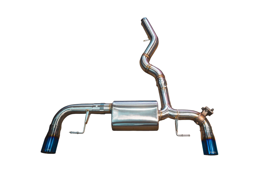Valvetronic Designs 2020-2024 BMW 2.0L Axleback T304 Stainless Steel Burnt 3.5 Inch Outlet Tips (BMW.G20.330i.AXL.BR.BRT)
