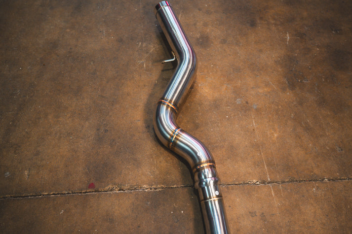 Valvetronic Designs 2020-2024 BMW 2.0L Axleback T304 Stainless Steel Burnt 3.5 Inch Outlet Tips (BMW.G20.330i.AXL.BR.BRT)
