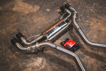 Load image into Gallery viewer, Valvetronic Designs 2019-2025 BMW G20, M340i 3.0L Catback T304 Stainless Steel Black 3.5 Inch Outlet Tips (BMW.G20.M340i.VSES.BR.BLK)