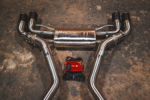 Load image into Gallery viewer, Valvetronic Designs 2019-2025 BMW G20, M340i 3.0L Catback T304 Stainless Steel Black 3.5 Inch Outlet Tips (BMW.G20.M340i.VSES.BR.BLK)