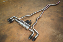Load image into Gallery viewer, Valvetronic Designs 2017-2023 BMW G30, 530i 2.0L Catback T304 Stainless Steel Black 3.5 Inch Outlet Tips (BMW.G30.530i.VSES.BR.BLK)