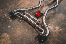 Load image into Gallery viewer, Valvetronic Designs 2019-2025 BMW G42, M240i 3.0L Catback T304 Stainless Steel Black 3.5 Inch Outlet Tips (BMW.G42.M240i.VSES.BR.BLK)
