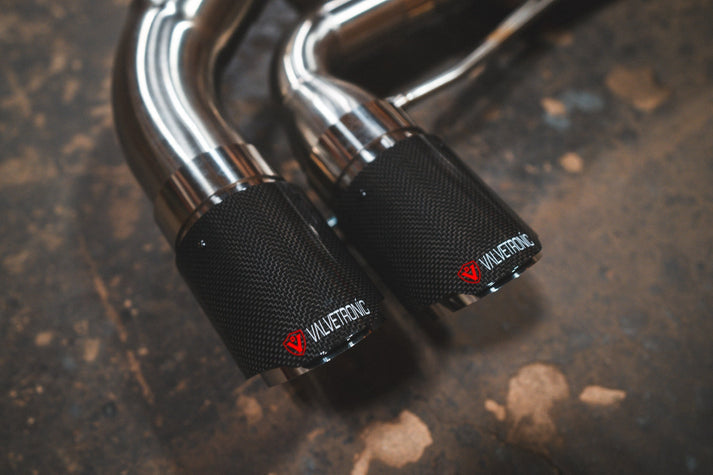 Valvetronic Designs 2019-2025 BMW G42, M240i 3.0L Catback T304 Stainless Steel Burnt 3.5 Inch Outlet Tips (BMW.G42.M240i.VSES.BR.BRT)