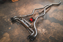 Load image into Gallery viewer, Valvetronic Designs 2019-2025 BMW G42, M240i 3.0L Catback T304 Stainless Steel Forged Carbon 3.5 Inch Outlet Tips (BMW.G42.M240i.VSES.BR.FC)