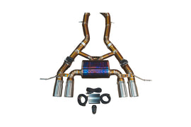 Valvetronic Designs 2022-2025 BMW G87, M2 3.0L Axleback Grade 5 Titanium Brushed 3.5 Inch Outlet Tips (BMW.G87.M2.AXL.TI.BRSH)