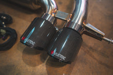 Load image into Gallery viewer, Valvetronic Designs 2022-2025 BMW 3.0L Axleback T304 Stainless Steel Brushed 3.5 Inch Outlet Tips (BMW.G8X.M3.AXL.BR.BRSH)