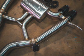 Valvetronic Designs 2022-2025 BMW 3.0L Axleback T304 Stainless Steel Burnt 3.5 Inch Outlet Tips (BMW.G8X.M3.AXL.BR.BRT)