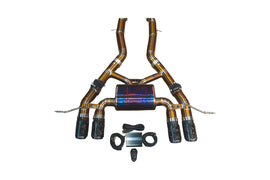 Valvetronic Designs BMW G80,G82 M3,M4 3.0L Axleback Grade 5 Titanium Forged Carbon 3.5 Inch Outlet Tips (BMW.G8X.M3.AXL.TI.FC)