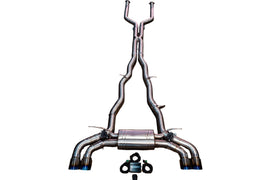 Valvetronic Designs 2025-2026 BMW G90, G99 M5 4.4L Catback Exhaust System Grade 5 Titanium Carbon Fiber 4.0 Inch Outlet Tips (BMW.G90.M5.VSES.TI.RC)