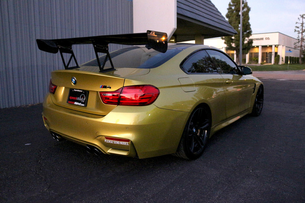 APR Performance BMW F82 M4 GTC-300 61" Adjustable Wing 2015-19 (AS-106144PPF)