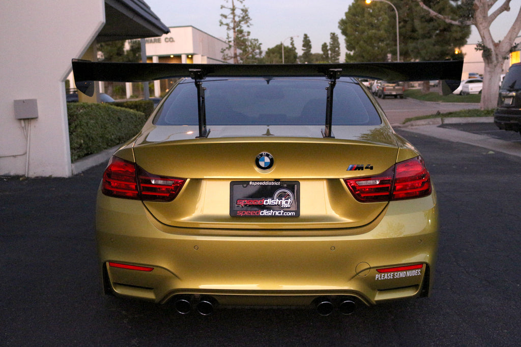 APR Performance BMW F82 M4 GTC-300 61" Adjustable Wing 2015-19 (AS-106144PPF)