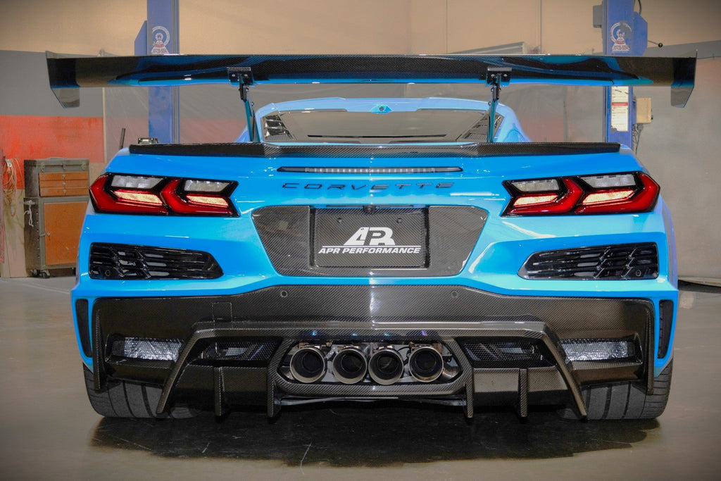APR Performance Chevrolet Corvette C8 Z06, ERAY, ZR1 Carbon Fiber Rear Diffuser (AB-208820)