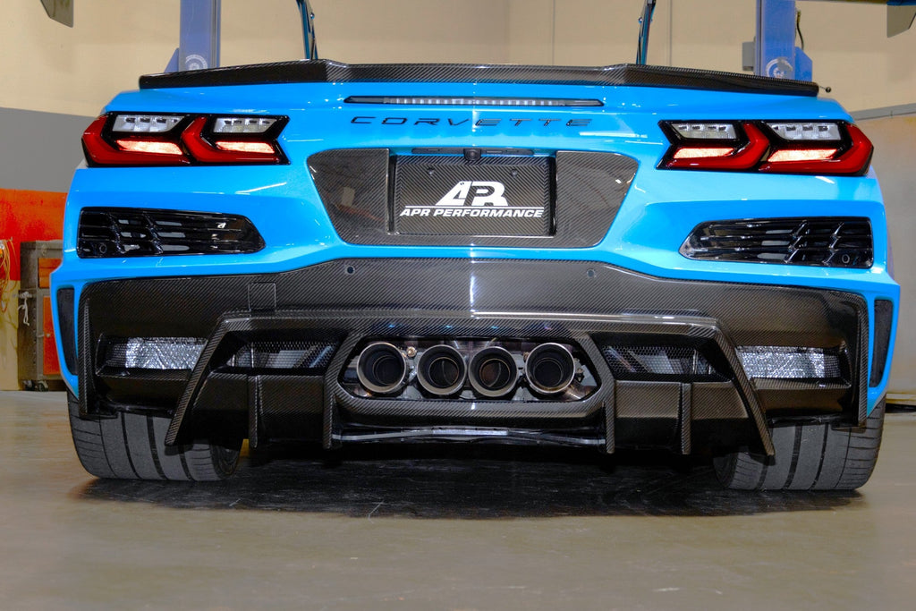 APR Performance Chevrolet Corvette C8 Z06, ERAY, ZR1 Carbon Fiber Rear Diffuser (AB-208820)