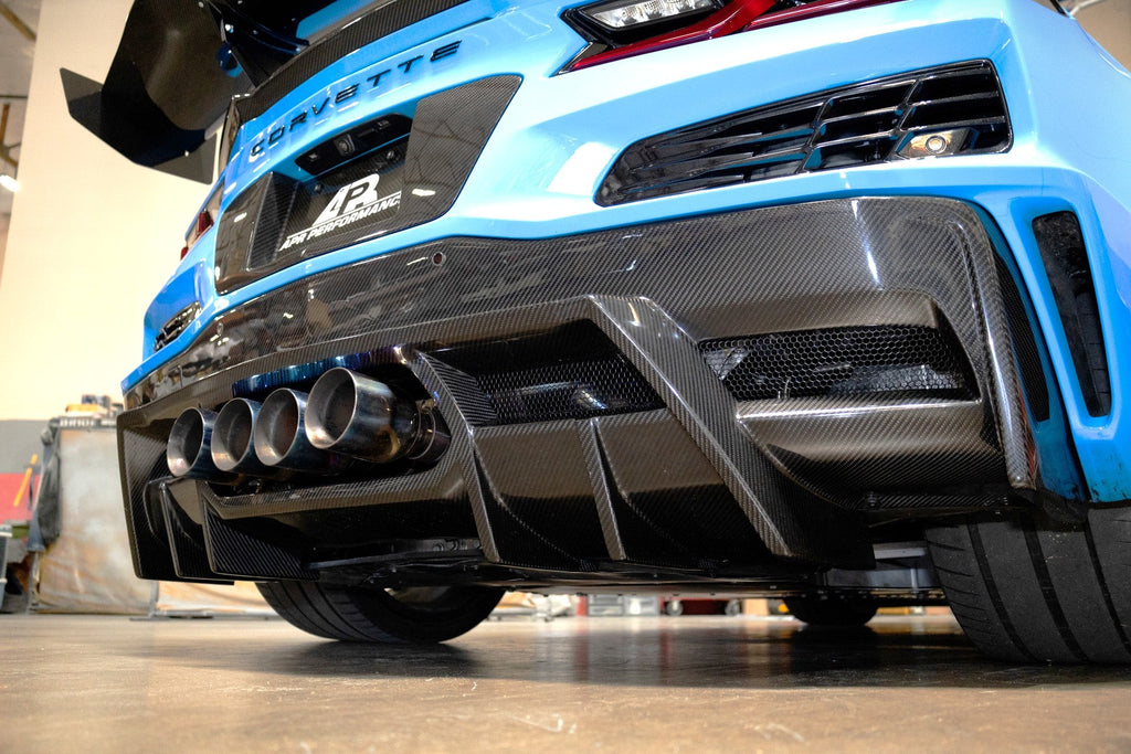 APR Performance Chevrolet Corvette C8 Z06, ERAY, ZR1 Carbon Fiber Rear Diffuser (AB-208820)