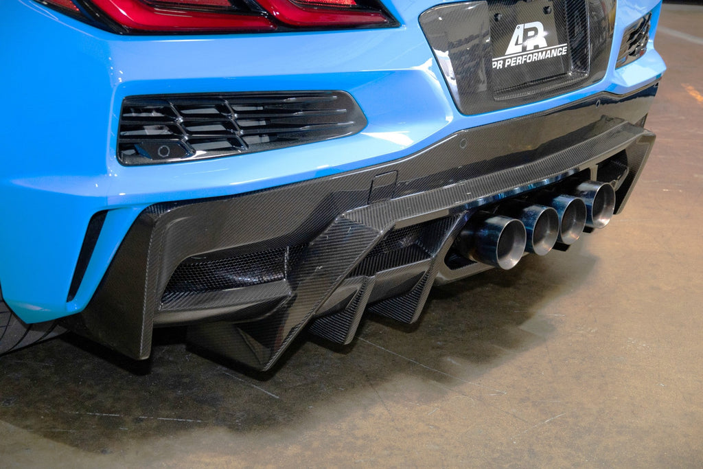 APR Performance Chevrolet Corvette C8 Z06, ERAY, ZR1 Carbon Fiber Rear Diffuser (AB-208820)