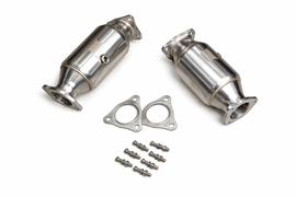 Valvetronic Designs Chevy Corvette C8 / C8Z 400 Cell Catted Downpipes (CHEV.C8.FF.400C.BR)